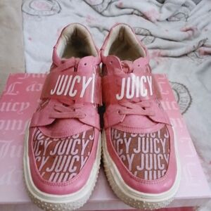 Juicy Couture Women Pink Sneakers Size 10 Pink and white Shoes